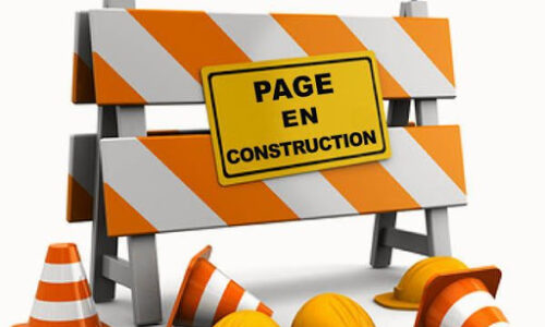 page sous construction