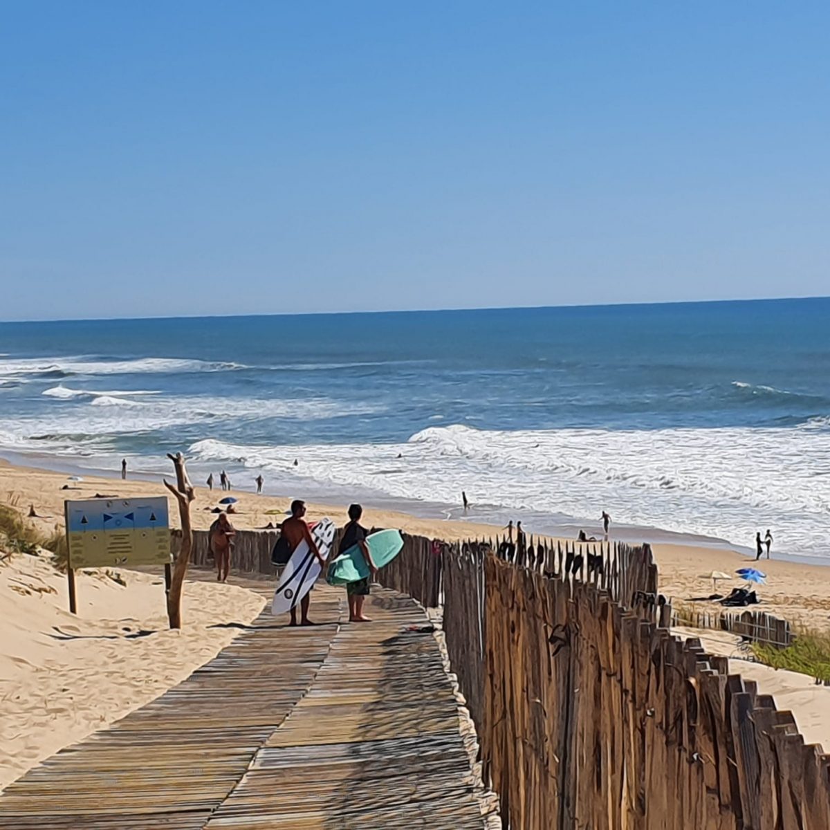 Naturist village La Jenny with direct access to the ocean in France