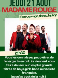 Madame Rouge 21 aout