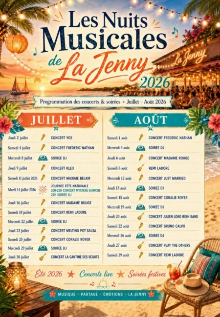 Nuits Musicales de La Jenny 2026 Nuits Musicales de La Jenny 2026